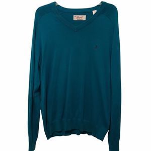 Original penguin Teal Blue V-neck sweater.